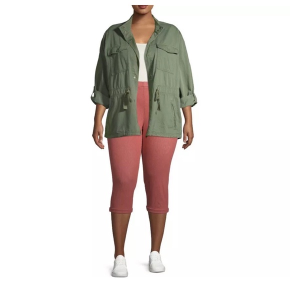 Womens Terra Sky Capri Jeggings Size 4x 